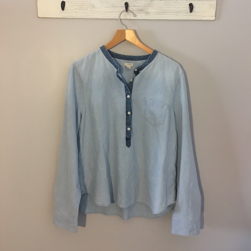 J Crew Chambray Henley
